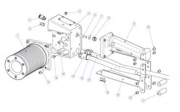 Original Ersatzteile Basis Handmaschine (Teil 1) für Demco Spider Handsäge